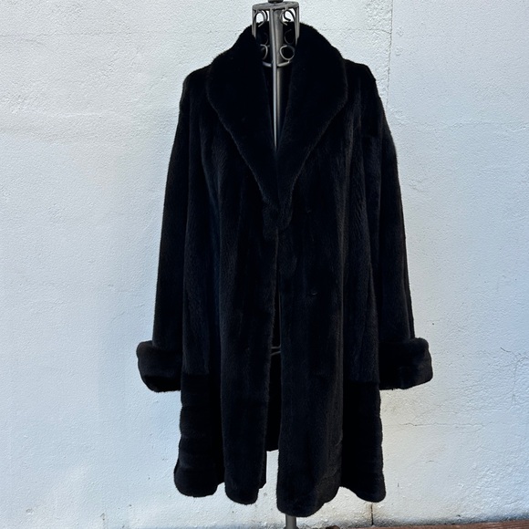 Ranch Mink Fur 3/4 Swing Jacket